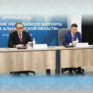 Круглый стол «Продвижение несырьевого экспорта г. Алматы и Алматинской области»